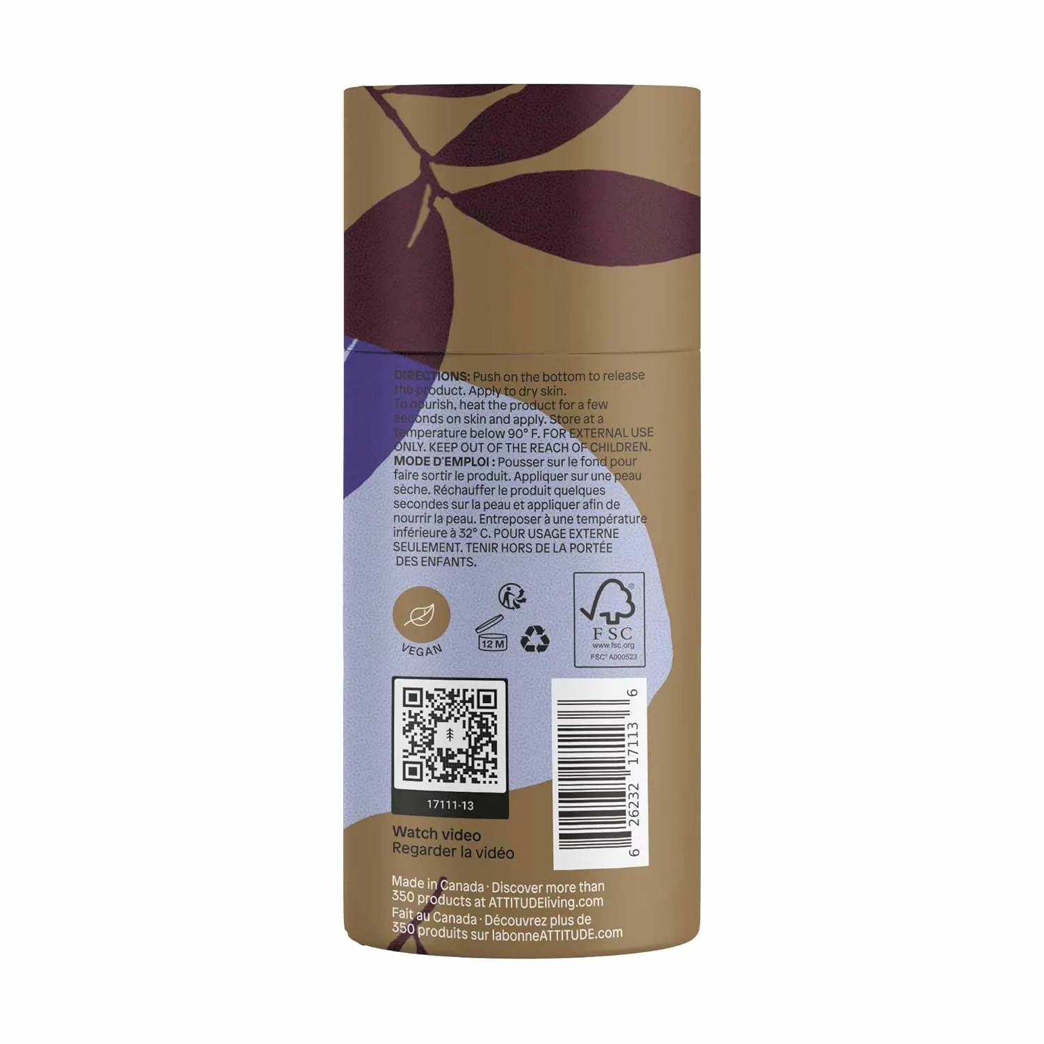 ATTITUDE Dry Body Oil, Natural Origin, Leaves Skin Feeling Soft & Nourishes, Grapeseed, Jojoba and Avocado Oils, EWG Verified, All Skin Types, Lightweight Formula, Vegan, Sea Salt, 2.87 Fl Oz