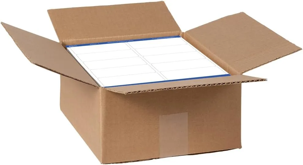 Avery Waterproof Labels with Ultrahold Adhesive, 2" x 4", Case of 5,000 Labels for Laser Printers (95523)