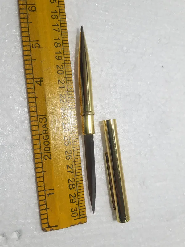 Ball Point Pen With Paper Cutter Knife - For School, Office & Business Use (3094)