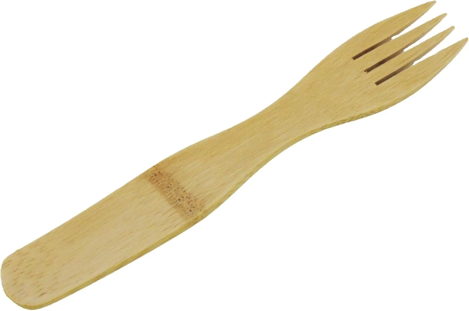 BambooMN Organic Reusable Camping Bamboo Utensil Set: Spoon, Fork, and Knife - 10 sets
