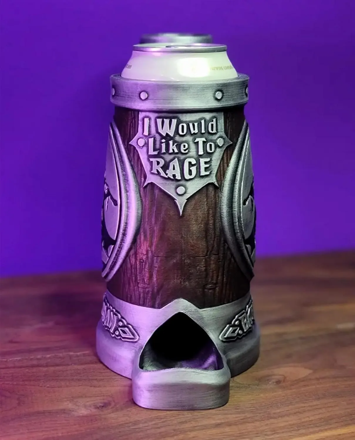 Barbarian Dice Tower Mug Set, Dice Tower Mug, Dice Box Storage, Special Dice Storage, Dnd Cup Fit 12 Oz Can, Dnd Accessories For Players (Barbarian)