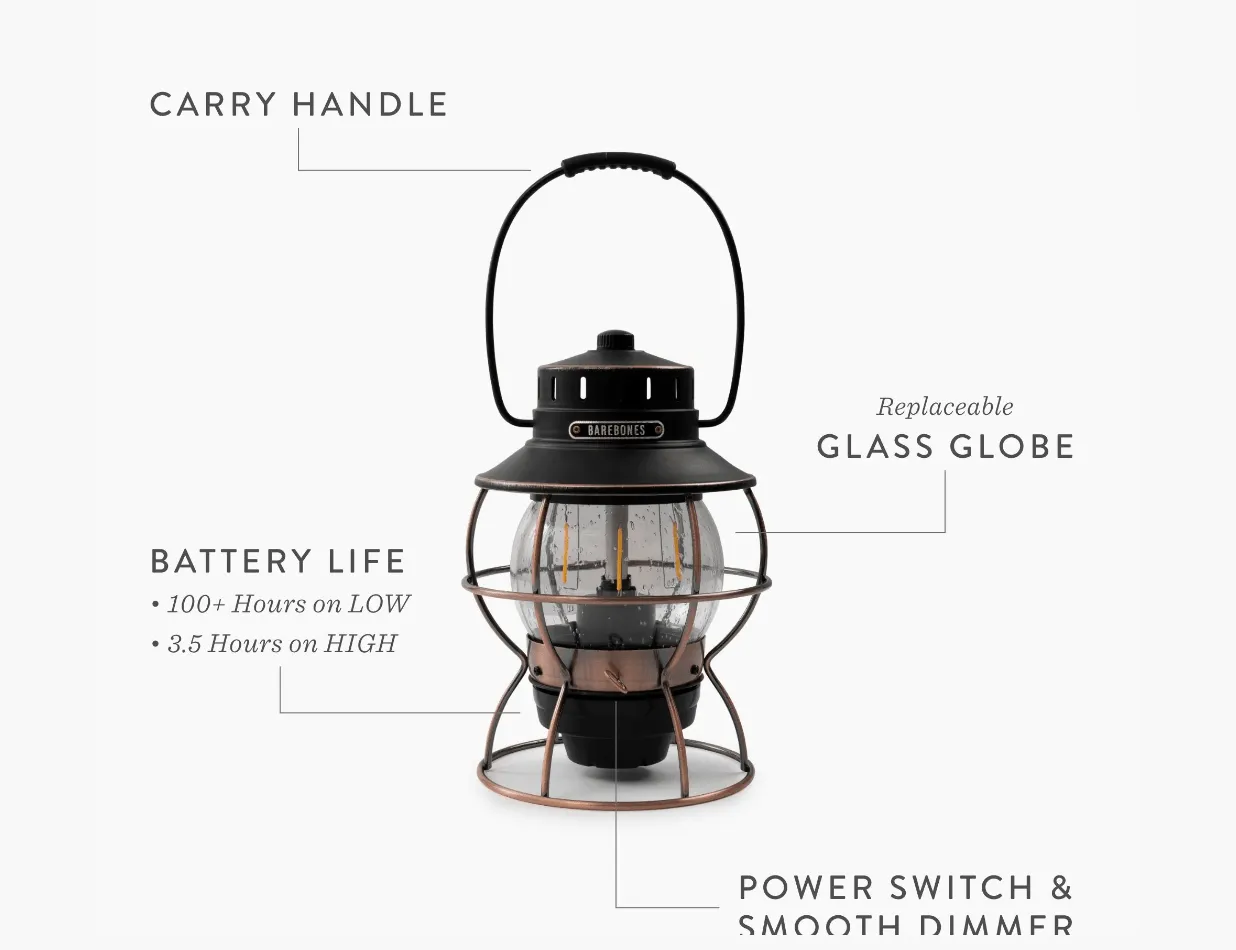 Barebones Railroad Lantern