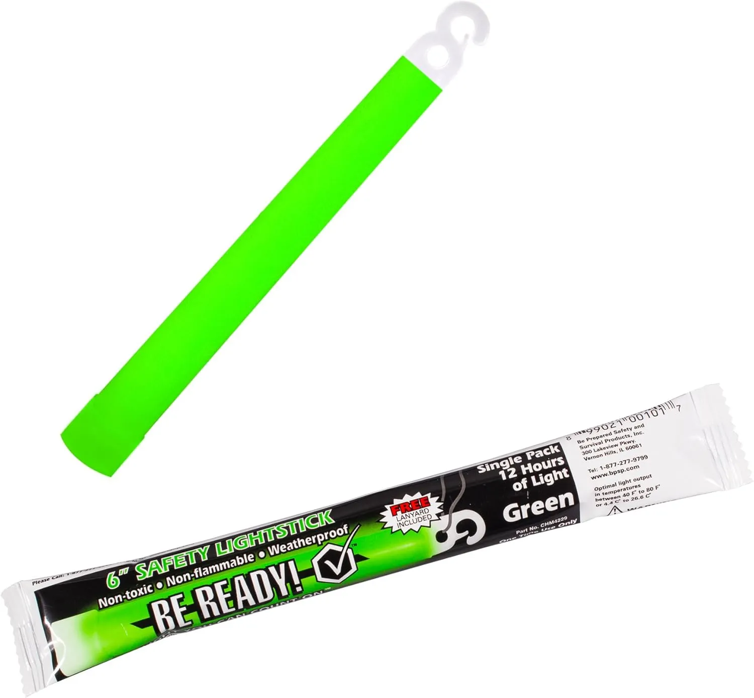 Be Ready - Industrial 12 Hour Illumination Emergency Safety Chemical Light Glow Sticks 12 Pack