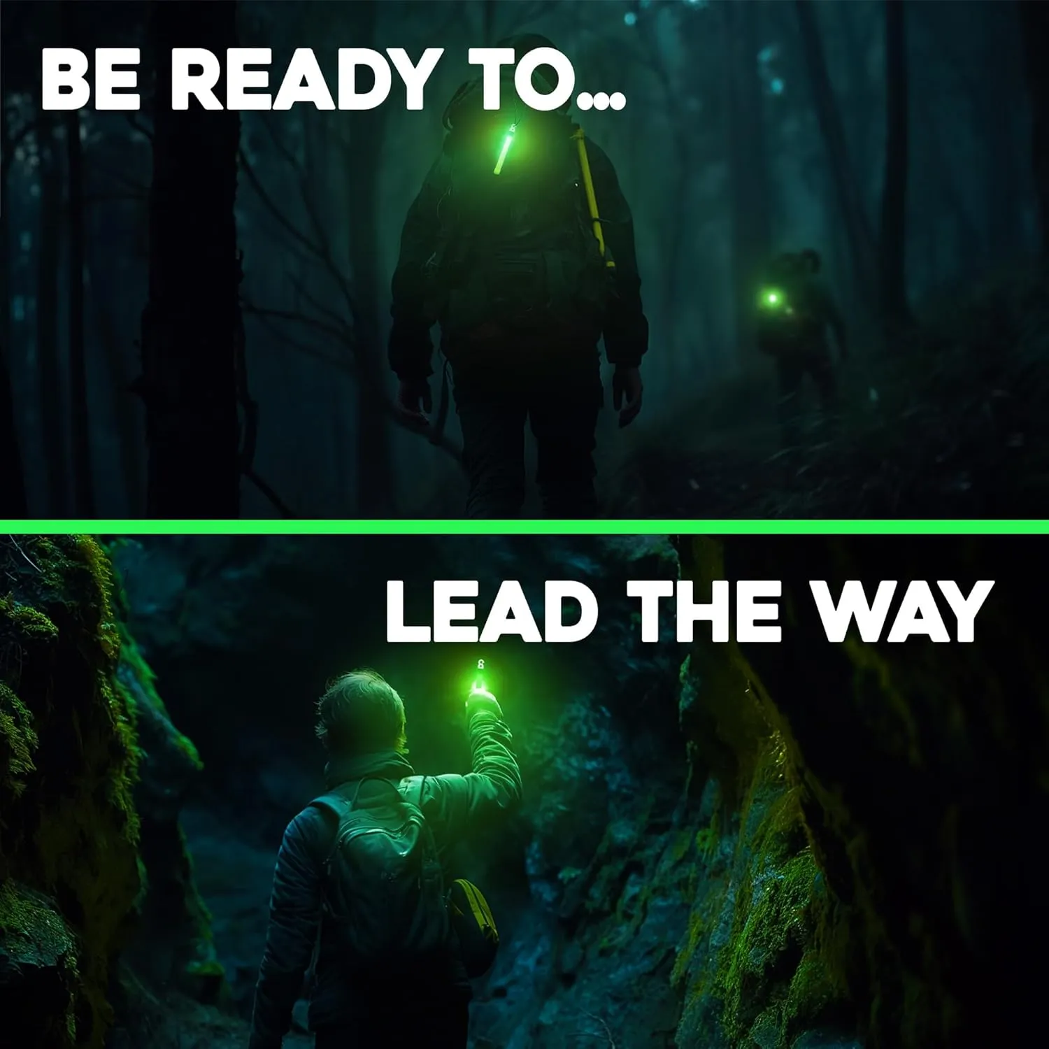 Be Ready - Industrial 12 Hour Illumination Emergency Safety Chemical Light Glow Sticks 24 Pack