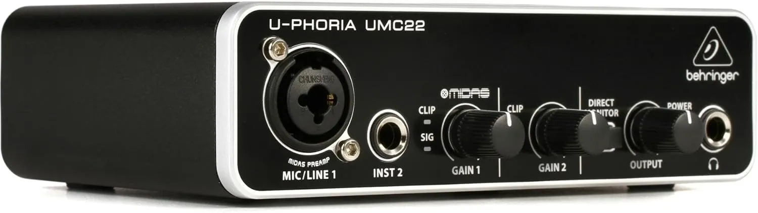 Behringer U-Phoria UMC22 USB Audio Interface