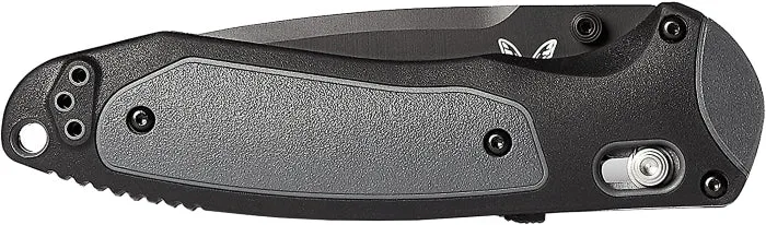 Benchmade Mini Boost 595SBK Serrated Drop-Point Coated Finish Knife