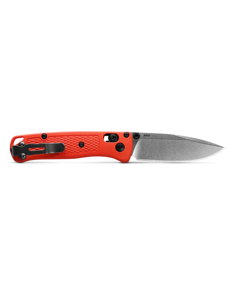 Benchmade Mini Bugout S30V Drop Point 2.82'' Plain Edge Pocket Knife