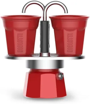 Bialetti 6190 Express Set Mini Express, Red