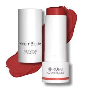 BloomBlush  Multipurpose Color Stick For Older Women - Blush, Lipstick & Contour in 1- Radiant, Healthy Glow & Nourishing Formula - For Sensitive Skin (Dusty Rose, Regular)
