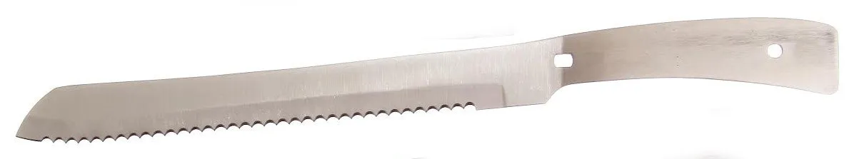 Bread Knife - Serrated - Satin - SS - Large 13"