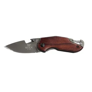 BUCK X48 WOOD DETAIL FOLDING KNIFE