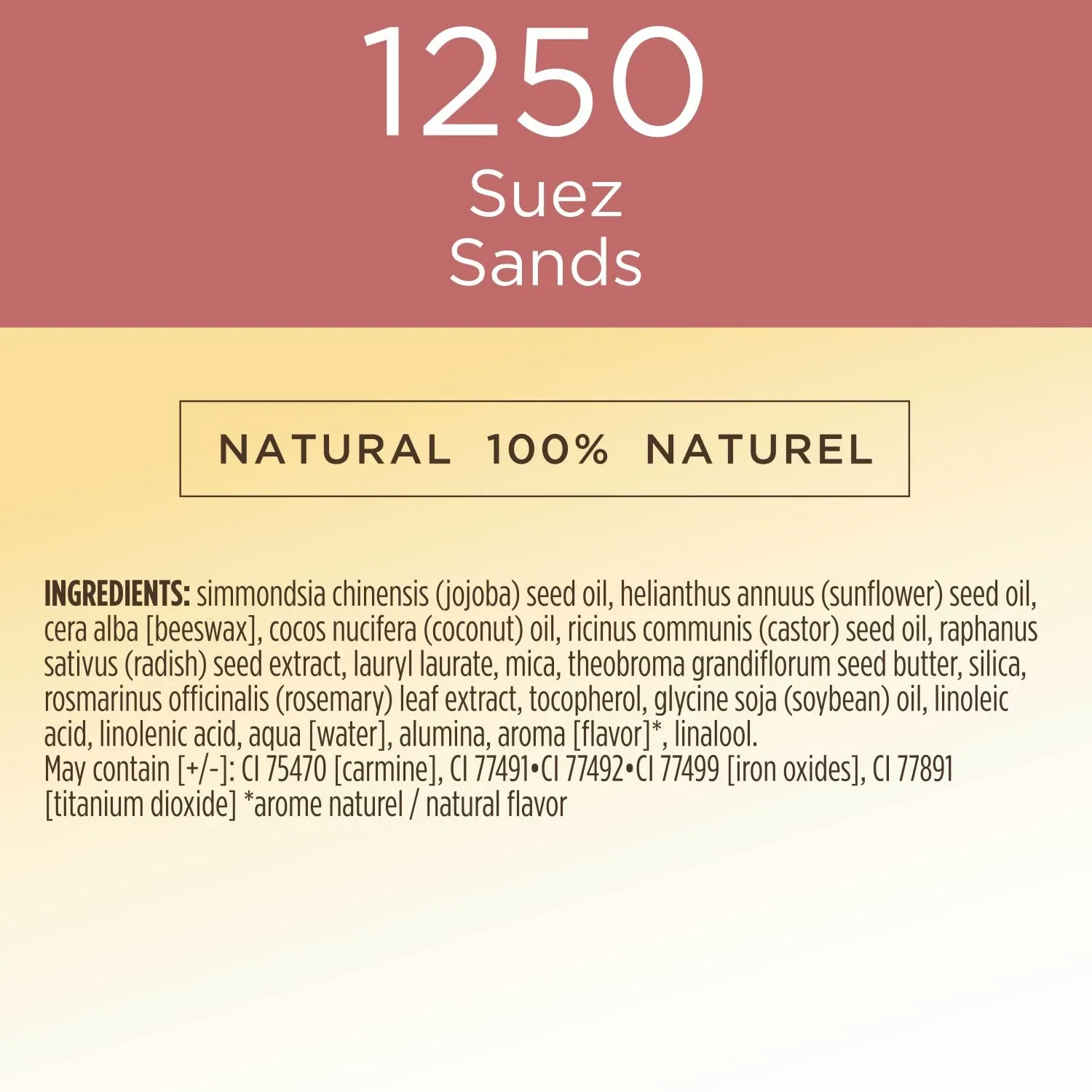 BURTS BEES All Aglow Suez Sands, 0.32 OZ