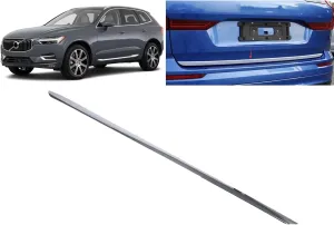 Car Boot Trim Molding Cover Protection Strip for Volvo XC 60 2018-2024,Waterproof ABS Chrome Door Exterior Protector Modification Accessories