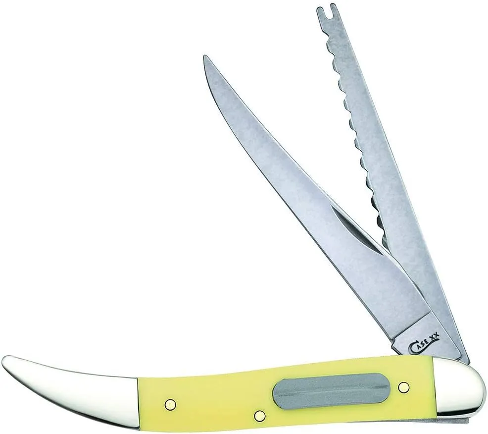 Case Yellow Fishing Pocket Knife