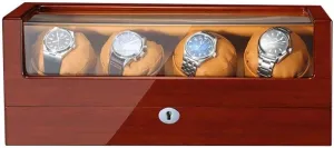 Chandelier Watch Winder Box - Watch?Memory?Display Made of Wood?,Roating with 5 Modes and Muting?,Multipositiona Watch Boxes Shaking Table 4 epitopes The New Chandelier