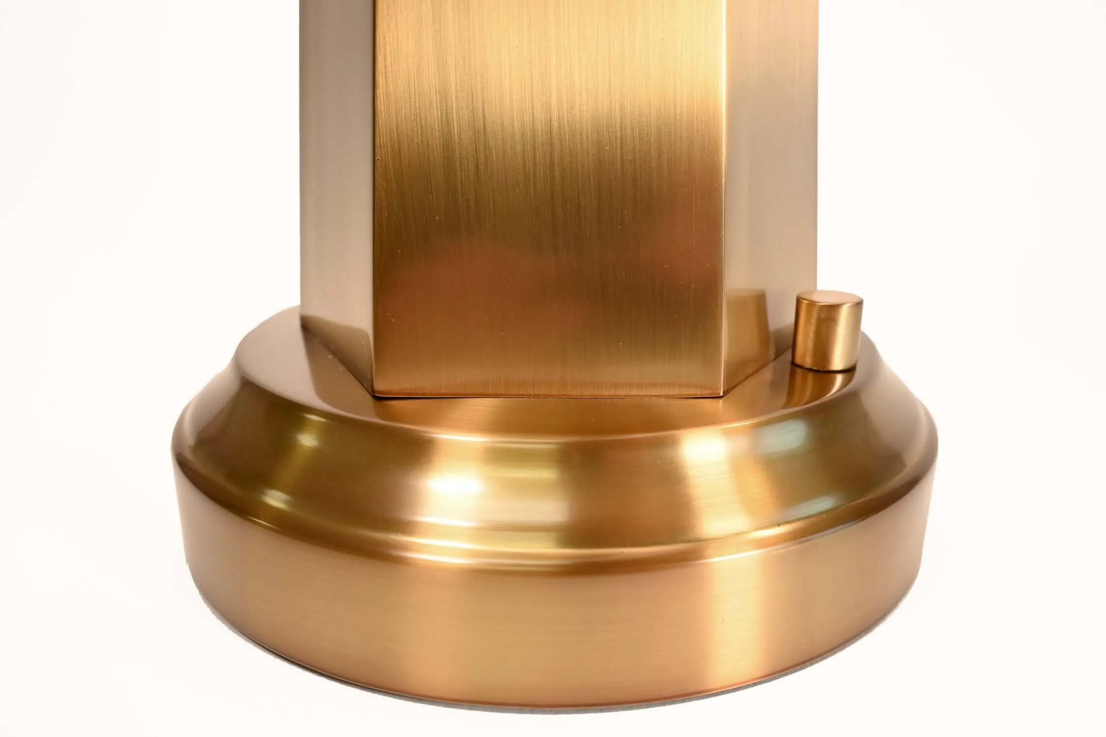 Chaplan Cordless Table Lamp - Antique Brass with Metal Dome Shade
