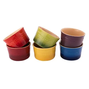 Chasseur Macaron Vivid 6-Piece Ramekin Set