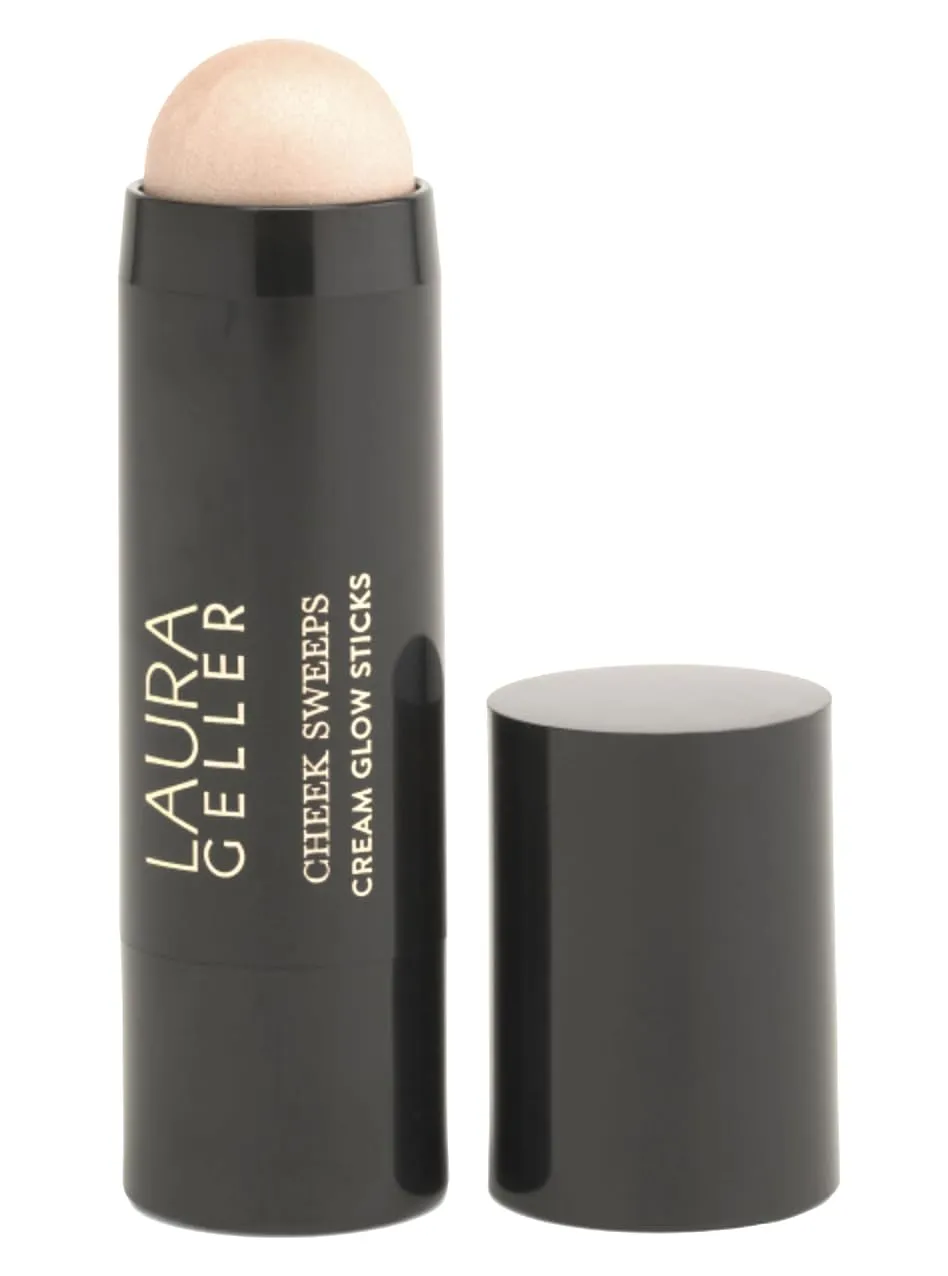 Cheek Sweeps Italian Marble Highlighter Cream Glow Stick - Marbleized in Shade: "Glowing Impressions"
