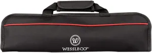 Chef Knife Bag(5 Slots), Knife Case Nylon Kitchen Storage Knife Carrying Pouch Red
