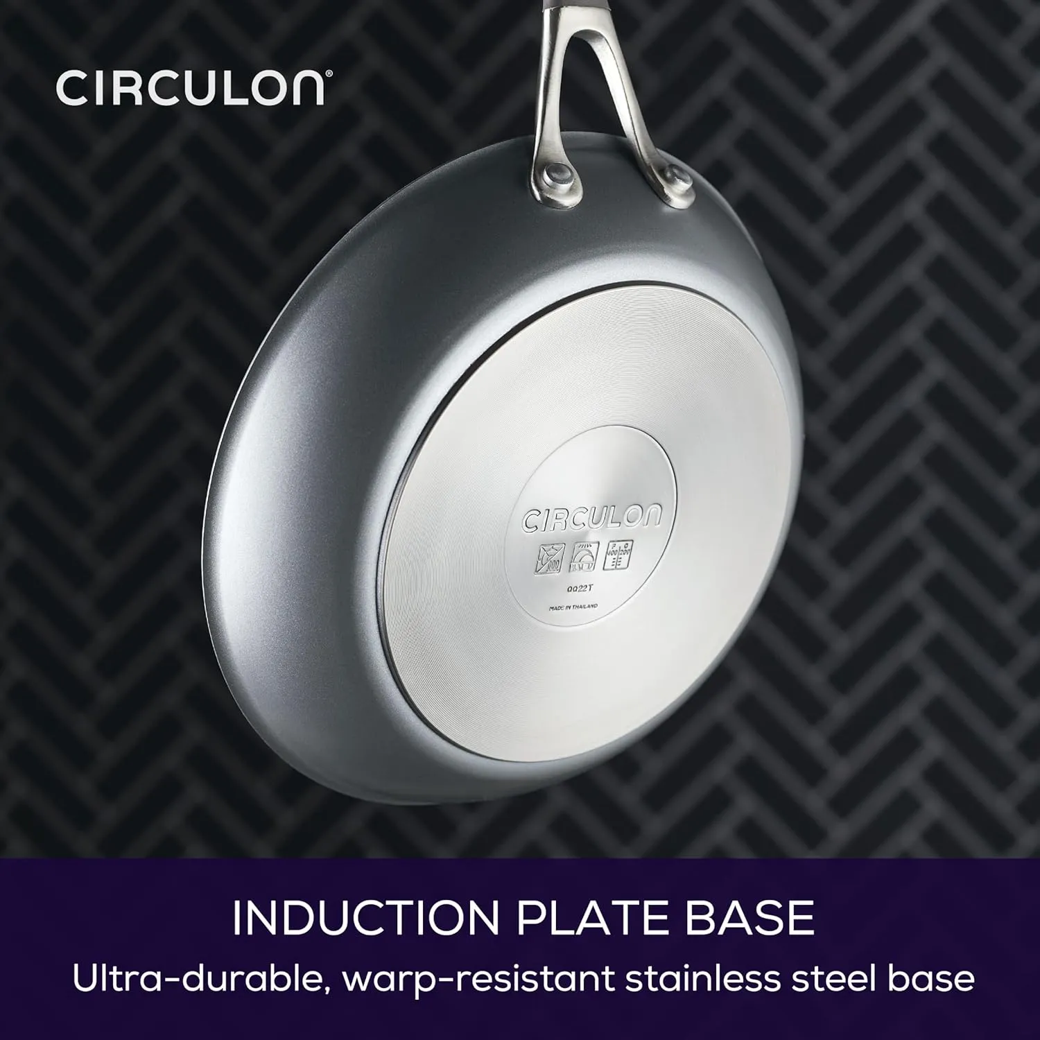Circulon A1 Series with ScratchDefense Technology Nonstick Induction Frying Pans/Skillet Set, 8.5 Inch and 10 Inch - Graphite, Skillet Set (8.5" & 10")