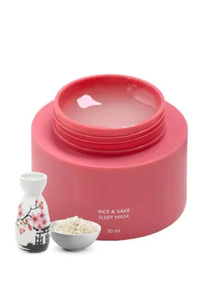 Cl.ayco Rice & Sake Sleep Mask | Face Mask For Glowing Skin | Night Cream For Glass skin | Japanese Skincare Routine Products for Anti Aging Anti Wrinkle J Beauty Glow 1.69oz | Vegan & Sulphate Free