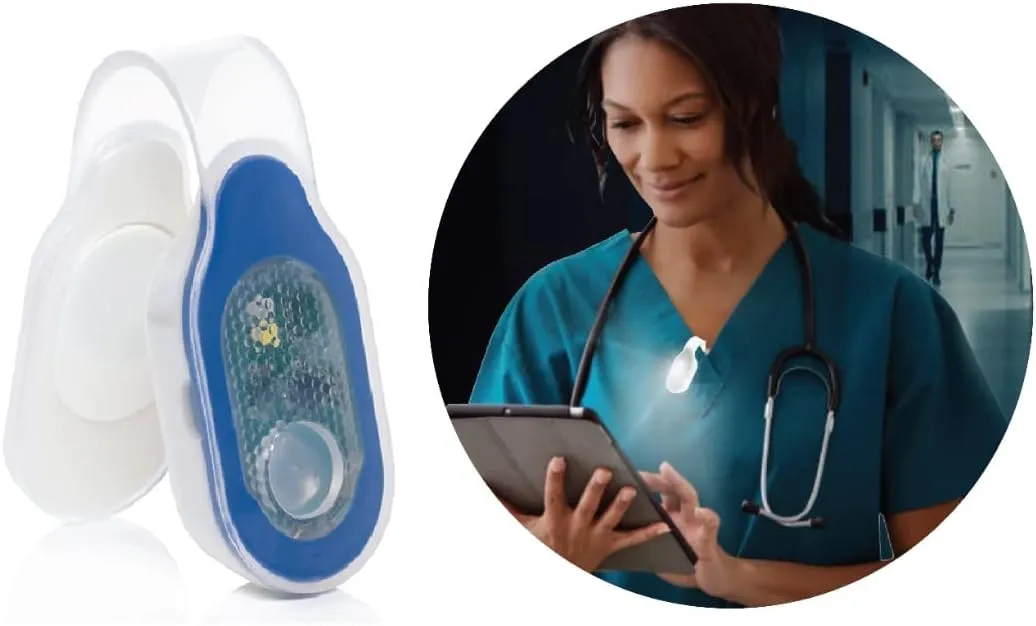 Clip-on, Magnetic LED Safety Light , Rechargeable, 4 Light Modes. Perfect for Nurse Light, Badge Light, Hiking, Dog Walking, Running, Jogging, Doctors, Nurses, EMT's, Police Officers, Mechanics
