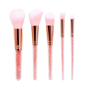 Colorful Makeup Brush Set Glitter Shinny Crystal Foundation Blending Power Cosmetic Beauty Make Up Tool