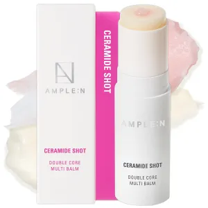 CORÉANA Ceramide Shot Double Core Multi Balm – High Moisturization Skin Barrier Treatment Multi Usable Balm Stick – For Face, Neck and Lips – Wrinkle Care Moisturizing Balm – Fragrance Free, 0.35oz.