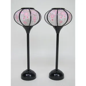 Cordless Lantern "Kyoto Miyuki" Snow Lantern (LED) 24cm Battery Operated Hina Doll Tool