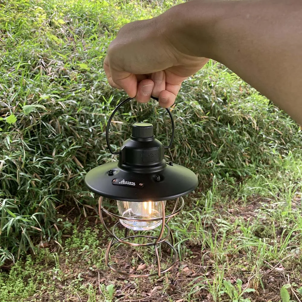 COYOTE CAMP GEAR RETRO HANGING LED LANTERN コヨーテキャンプギア レトロハンギング LEDランタン USB充電式