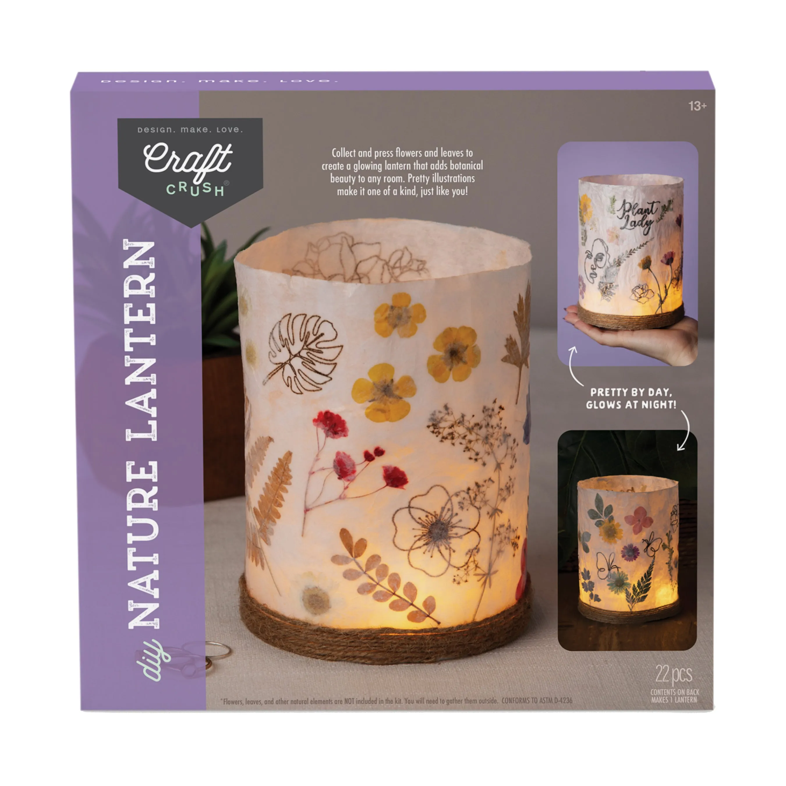 Craft Crush - DIY Nature Lantern
