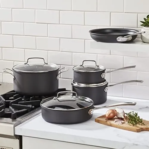 Cuisinart 67P-9 Home Gourmet Hard Anodized 9-Pc Set Black