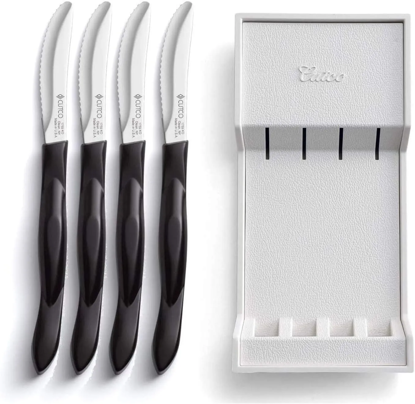 Cutco Table Knife Set of Four with Tray