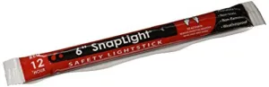 Cyalume 9-00731 Snap Light Stick, 6", Red (Pack of 30)