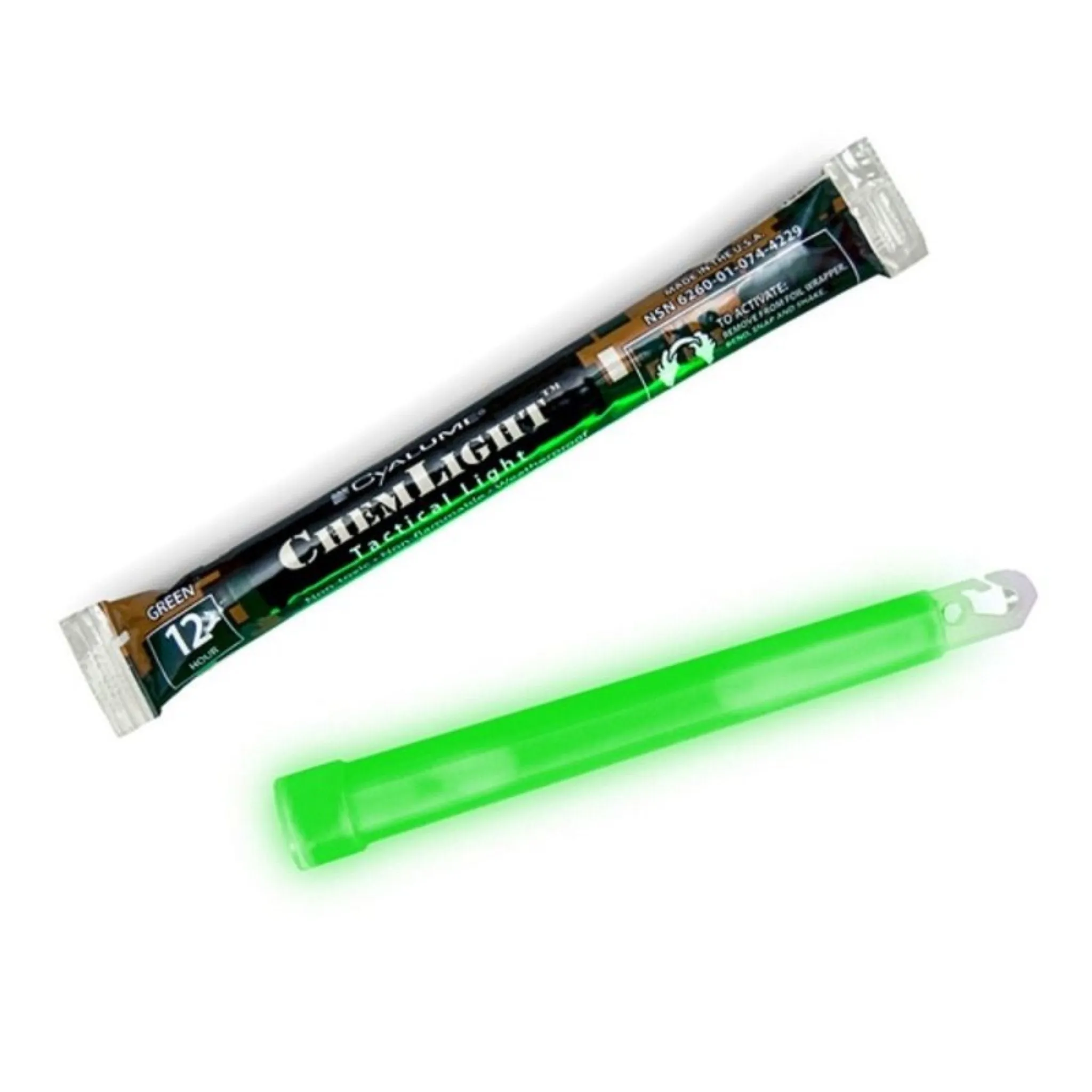 Cyalume 9-080 SnapLight Lightsticks, 6", Case of 500