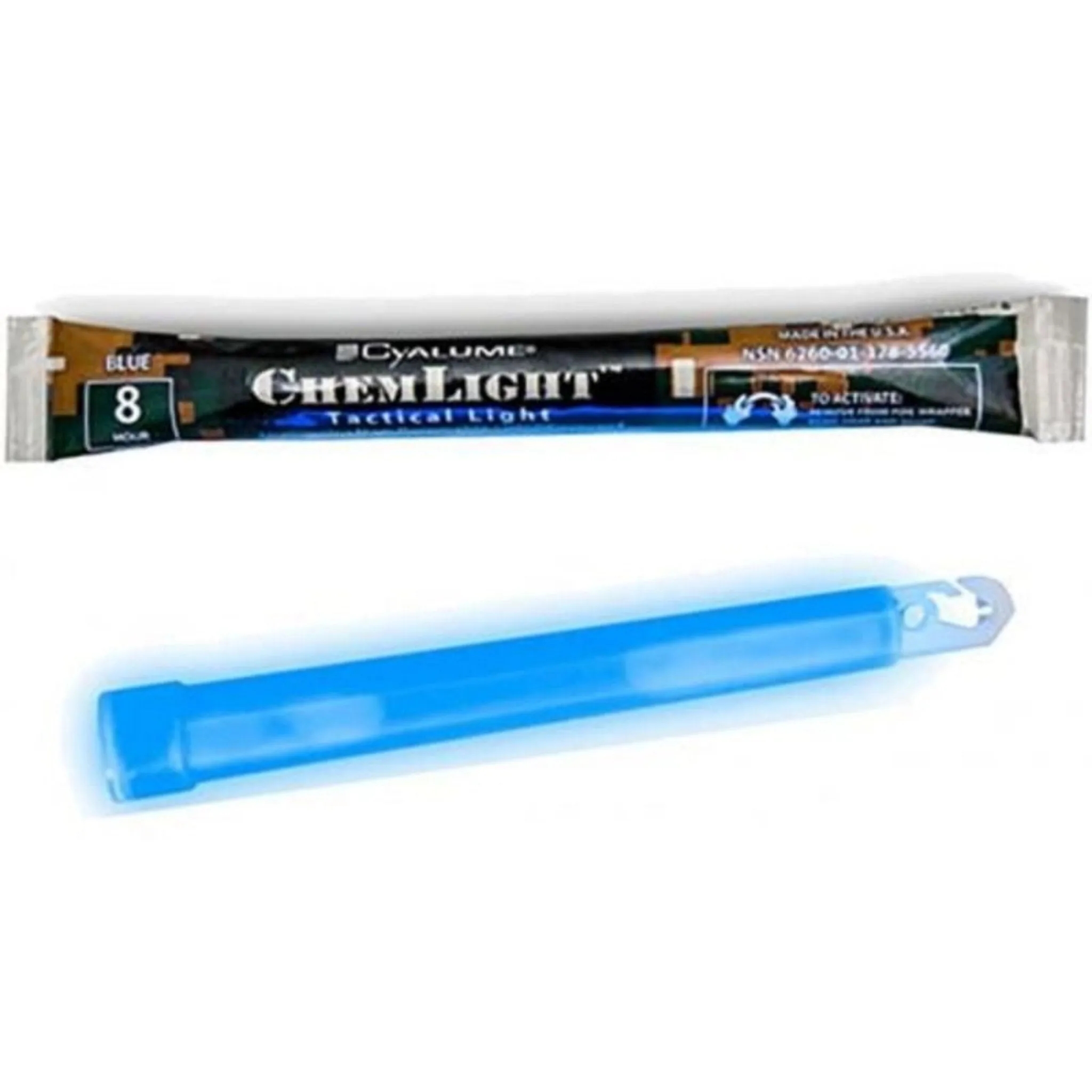 Cyalume 9-080 SnapLight Lightsticks, 6", Case of 500
