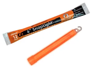 Cyalume SnapLight Orange Light Sticks – 6 Inch Industrial Grade, High Intensity Glow Sticks with 12 Hour Duration