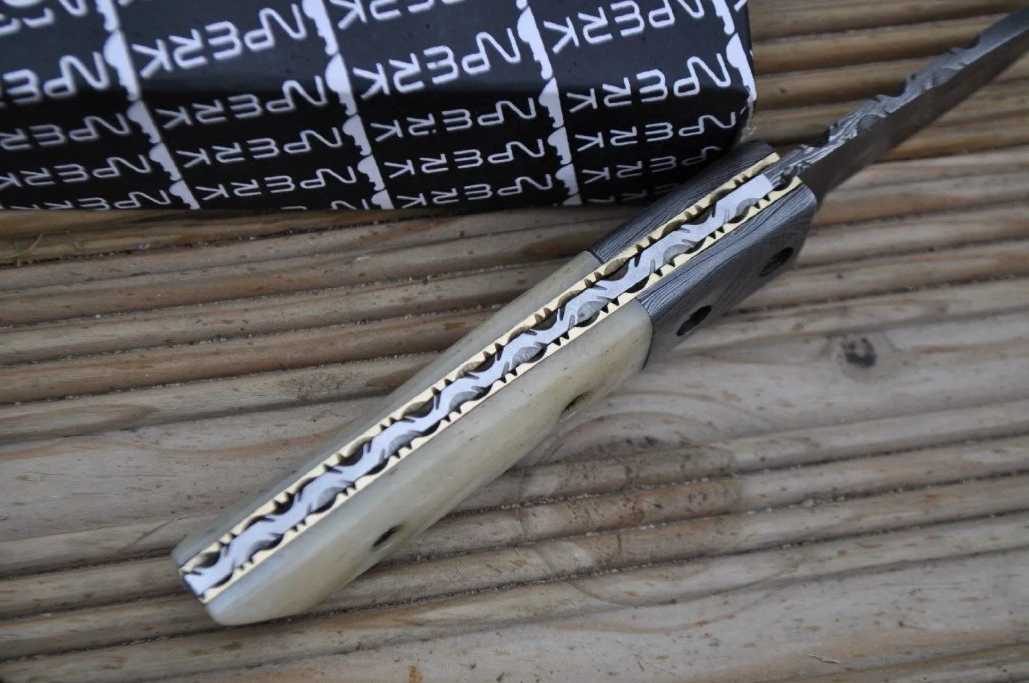 Damascus Steel Folding Knife - Legal to Carry