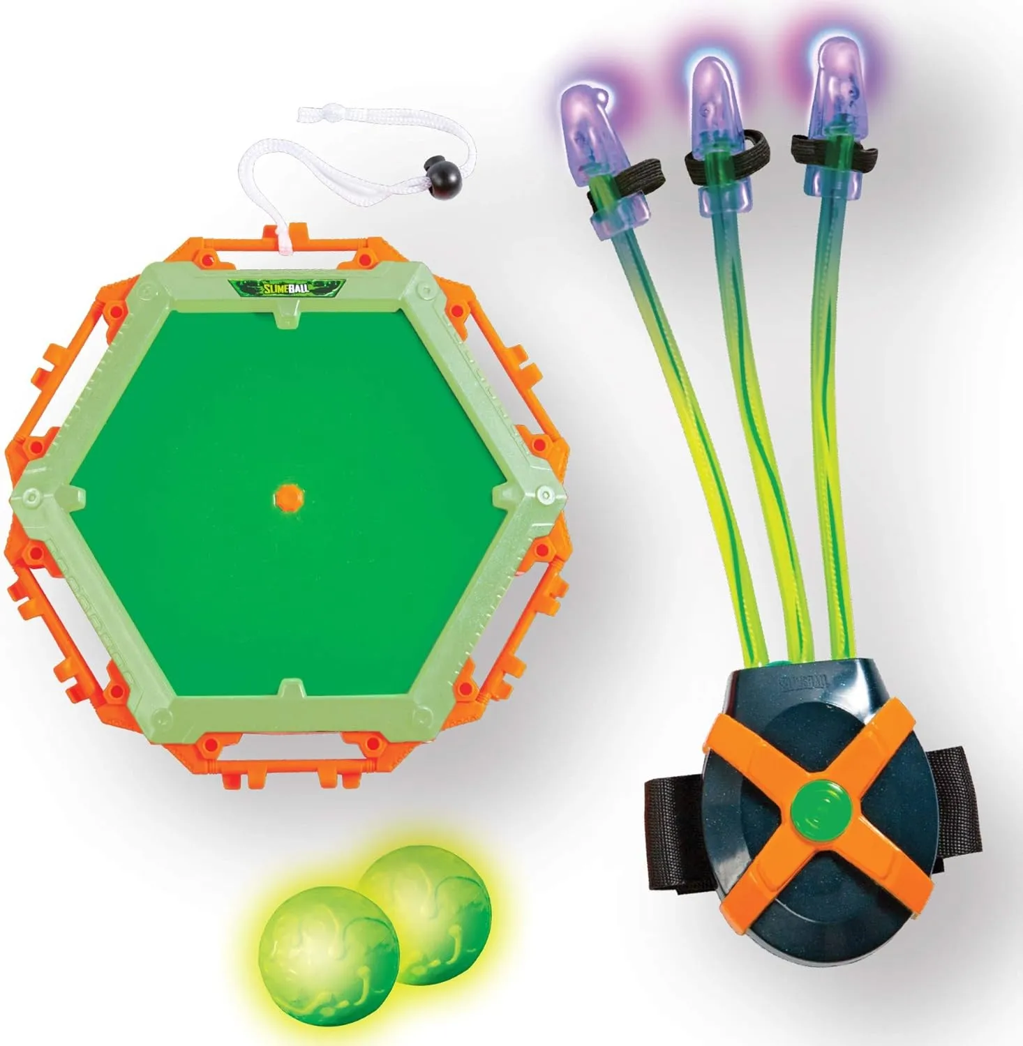 Diggin Active - Slimeball Light Claw & Glow Target,Green