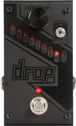 Digitech DROPBK The Drop Polyphonic Drop Tune Pedal Black Limited Edition