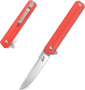 Eafengrow EF64 Folding Knife D2 Steel Blade G10 Handle Multitool Pocket Knife for Camping Hiking EDC Tool