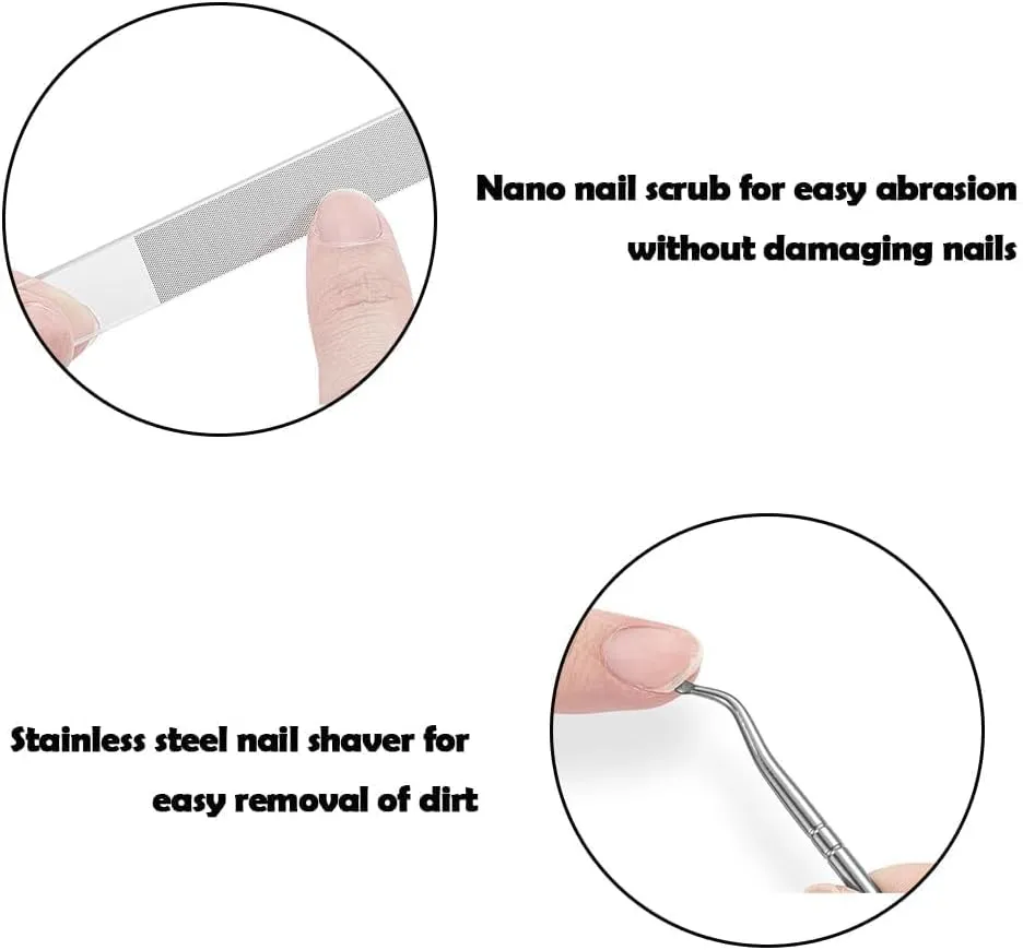 Eagle Beak Angled Nail Clippers 3-Piece Set, 2025 New Version Beveled Nail Clippers Household Multifunctional Large Opening Anti-Splash,for Seniors Thick Nails,Slant Edge Ingrown Clippers (2Orange)