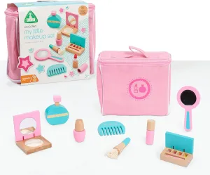 Early Learning Centre Wooden My Little Make Up Set, 9-Piece Imagination and Pretend Play Toy Make Up, Kids Toys for Ages 3 Up, Amazon Exclusive