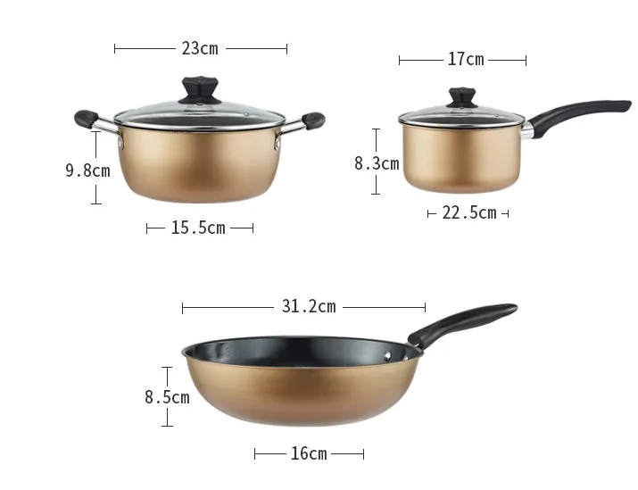 Economical shipping Premium Set Iron Real-time tracking Cast and Cooking Pots Cookware