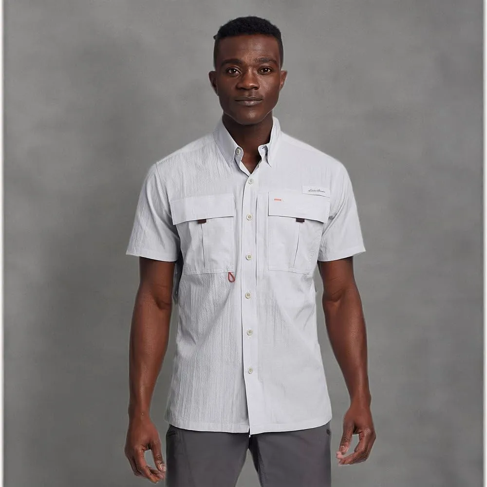 Eddie Bauer mens Upf Guide 2.0 Short-sleeve Shirt