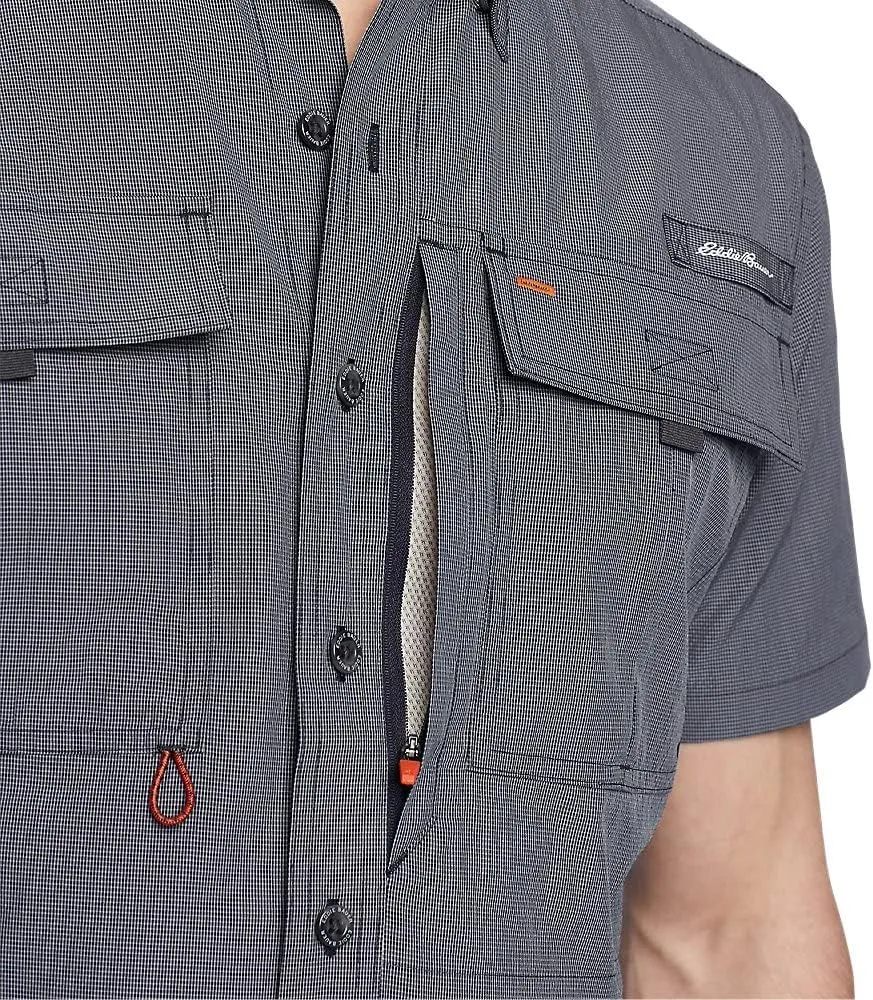 Eddie Bauer mens Upf Guide 2.0 Short-sleeve Shirt
