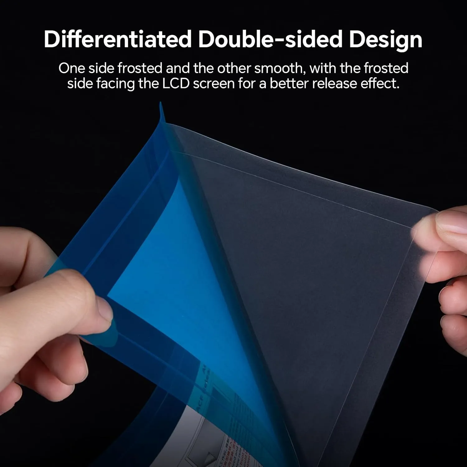 ELEGOO 3 PCS ACF Release Liner Film for Saturn 3 Ultra Resin 3D Printer, Faster Printing, 290mm*195mm, Thickness 0.3mm