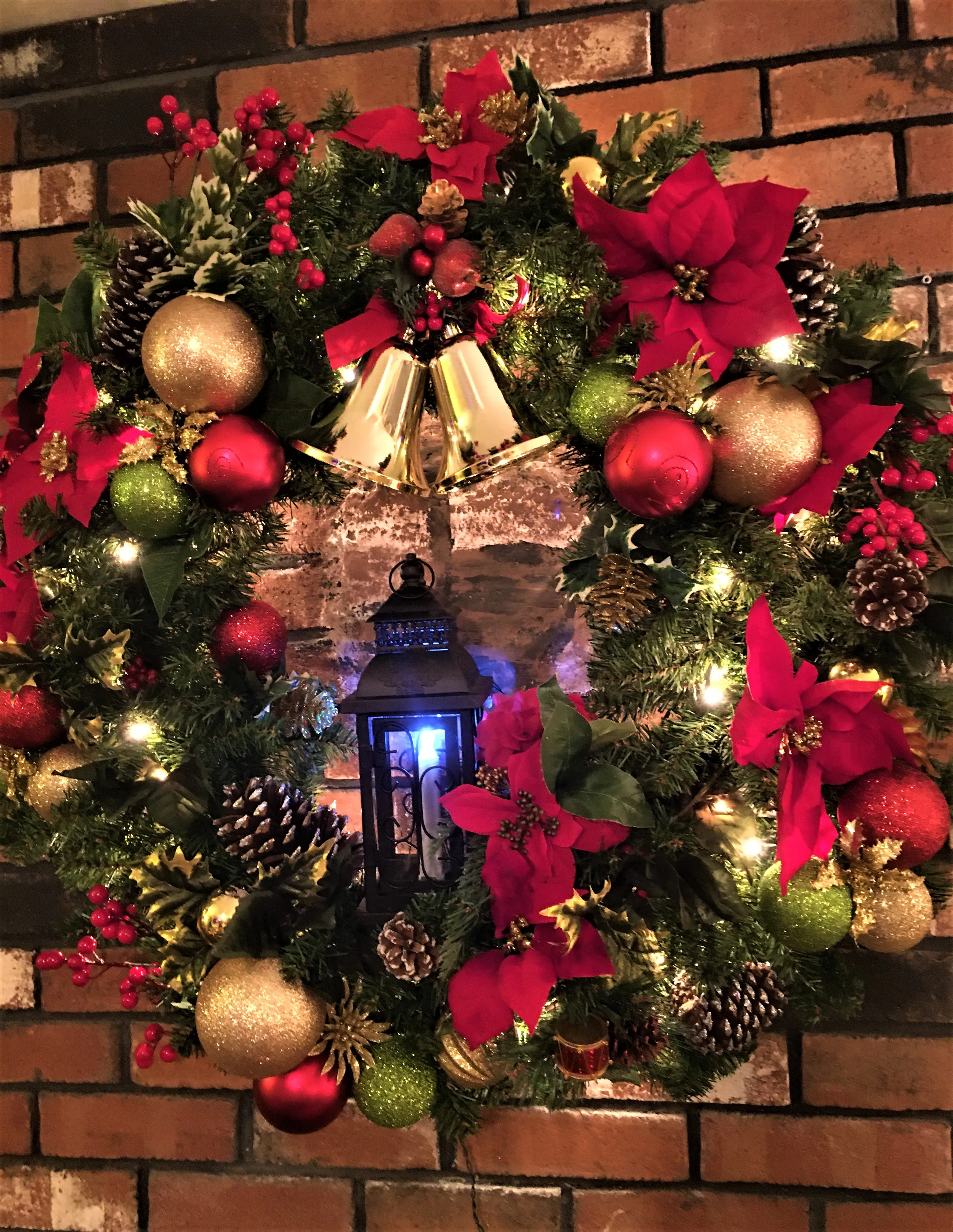 Embrace the Magic of the Season with Our Enchanting Christmas Wreath 30"X8"H