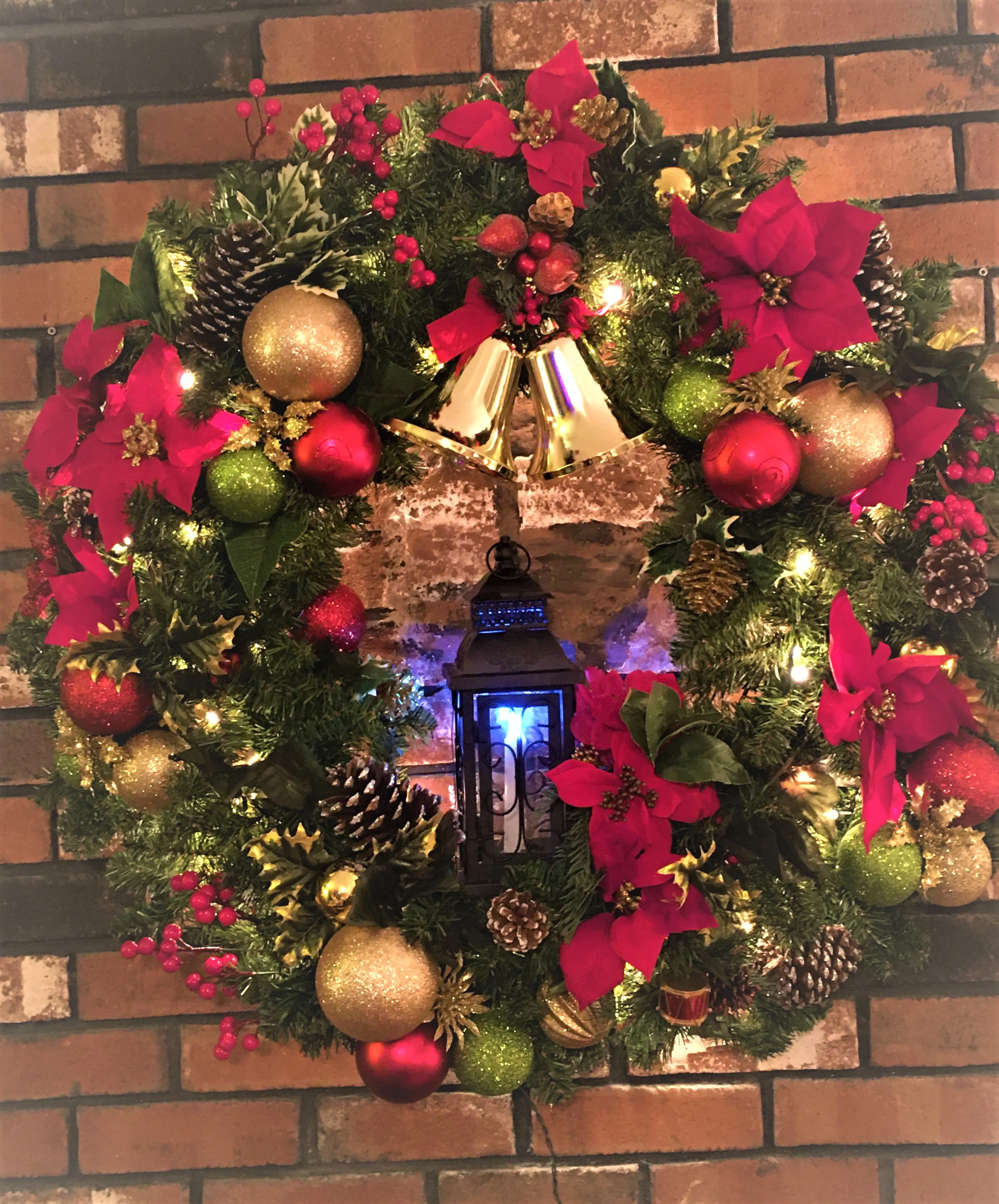 Embrace the Magic of the Season with Our Enchanting Christmas Wreath 30"X8"H