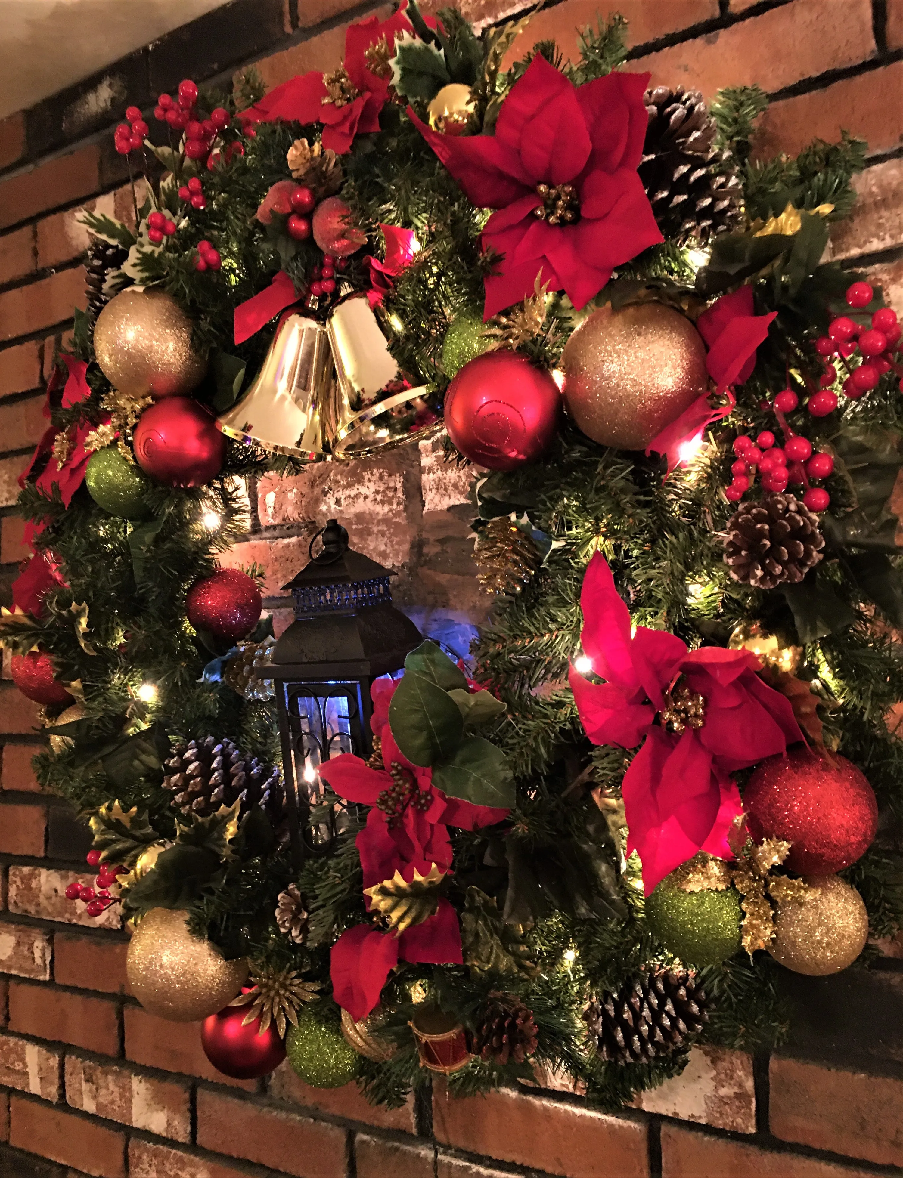 Embrace the Magic of the Season with Our Enchanting Christmas Wreath 30"X8"H